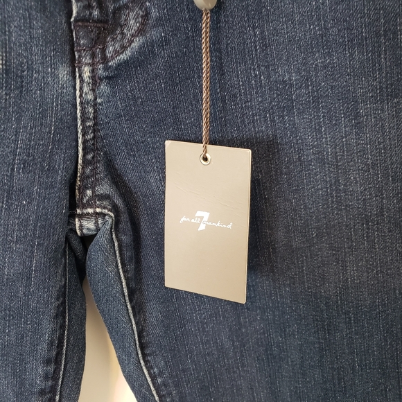 7 For All Mankind Girls Roxanne Skinny Jeans Size 14 Blue NWT - Picture 4 of 11
